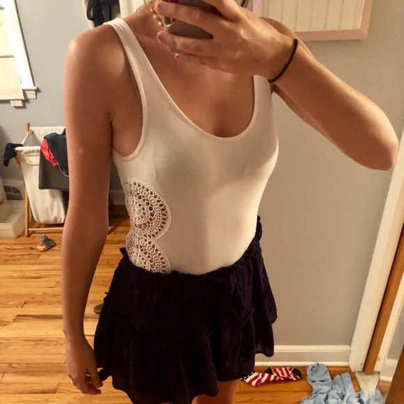 White Top Shop Body Suit - Picture 5 of 5